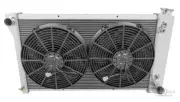 1970-1972 Chevy C/K Series All Aluminum 2 Row KR Champion Radiator Fan Combo