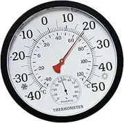 Generic Climate Tool Weather Measuring Device Multipurpose Reusable European Dial Humidity Temperature Gauge for Office