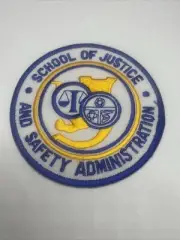 Iron Sew On Patch - School Of Justice And Safety Administration BgB