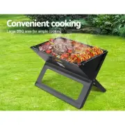 BBQ Fire Pit Foldable Grill Smoker Camping 4X4 4WD Offroad