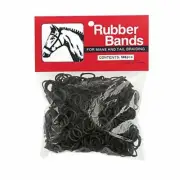 WEAVER RUBBER BANDS FOR MANE AND TAIL BRAIDING - 500 pcs - various colors