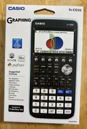 Casio FX-CG50 Graphing Calculator - Black... FREE S&H!