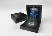 CARLTON OFFICIAL Replica Brownlow Medallion in LED Black Box - Judd Williams