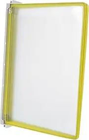 BUTIFULSIC Wall Mounted Document Holder Page Clear File Display Rack Efficient Organizer for Office Use Easy Installation for Clutter Workspace