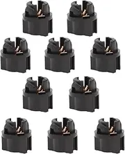 TOMALL T5 73 74 Twist Socket for Instrument Panel Dashboard Light Car Gauge Cluster Bulbs Base(Pack of 10)