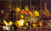 Art Mural Ceramic Backsplash Apple Vegetables Tile #332