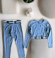 Victoria's Secret VSX NWT Top Active Wear and Leggings Set 2pcs Sz M