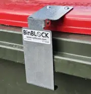 BinBLOCK Wheelie Bin Lid Garbage Trash Waste Latch lock