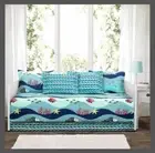 Twin Kids' Sealife Daybed Cover Set Blue Aqua Beach Tropical - Lush Décor
