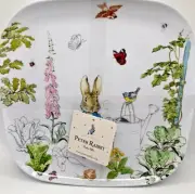 Beatrix Potter Peter Rabbit Spring Garden MELAMINE 10" Dinner Plates (SET OF 4)
