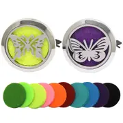 Aruma Life Essential Oil Car Air Vent Diffuser Charm Set - Flutterbys
