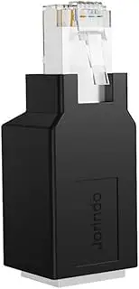 (Black-Straight Cat5e/Cat6 Ethernet Adapter, RJ45 Ethernet Female to RJ45 Male Adapter,Male to Female Ethernet Adapter for Ethernet Cable Extender Connector Notebook Computers