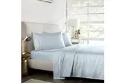 Bedding King 1000TC Pure Egyptian Cotton Sheet Set - Pale Blue