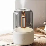 KGYMJR Essential Oil Diffuser,Ultrasonic Diffusers for Essential Oils,Aromatherapy Essential Oil Diffuser with Auto Shut-Off Function,Cool Mist Humidifier ＆ Warm White Lights for Office Home (White)