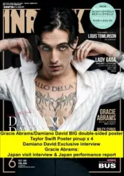 Damiano David Miley Cyrus Gracie Abrams INROCK June 2025 Japanese Magazine