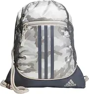 adidas BACKPACK adidas Alliance Sackpack Drawstring Backpack Gym Bag, Team Navy Blue, One Size