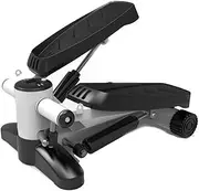 Mini Stepper Stair Stepper Portable Twist Stair Stepper Exercise Machine with Resistance Bands Durable LCD Display and C