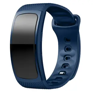 適用Samsung/三星Galaxy Gear Fit2運動智能手環帶fit2 Pro防水矽膠錶帶替換腕帶