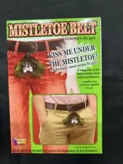Funny Mistletoe Adjustable Belt And Buckle -F8