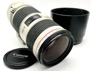 Used Canon EF 70-200mm f/4 L IS USM Lens and Tripod Mount. S/N 470179