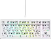 75% Custom Barebones Keyboard kit Gasket Mouted，Blank DIY Silent TKL Mechanical Gaming Keyboard PCB Hot Swappable 3pin/5pin Switch with South-Facing RGB for Win/Mac (M87 Kit-White)