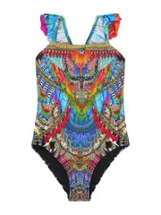 KIDS ONE PIECE WITH FRILL STRAP 12-14 GUARDIANS OF THE SUN