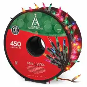 Holiday Wonderland 48351-88 Christmas Mini Light Set, Multi, 450-Ct. Reel -