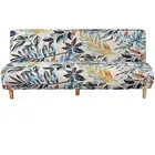 WOMACO Printed Futon Cover Stretch Sofa Bed Slipcovers Full Twin Queen Size A...