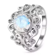 Moonstone Silver Calypso Ring