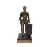 1:16 Miniature Full Body Plate Armor Knight w/Sword Metal Desk Pencil Sharpener