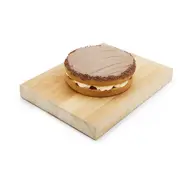 Woolworths Brown Sponge Cake Iced With Fresh Cream & Jam each