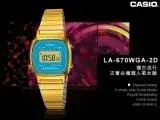 在飛比找遠傳friDay購物優惠-CASIO 卡西歐 電子女錶 電子錶 不鏽鋼錶帶 樹脂玻璃 