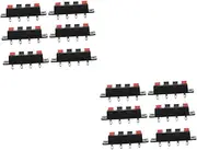 jojofuny 12 Pcs Wire Connectors Stereo Speakers Stereo Speaker Terminal Clip Stereo Speaker Terminal Connectors Durable Speaker Connector Cable Gland Wired Speakers Block Major Abs, 1AO44TN49507OS2G