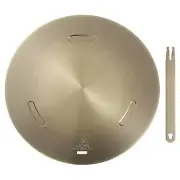 Heat Diffuser Plate for Gas Stove 11 Inch with Removable Handle, Rose Gold