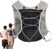[Yhsioaklo] Hydration Vest - 5L Reflective Waterproof Running Vest | Waterproof Hydration Pack with Reflective Elements | Lightweight Quick-Drying Adjustable Sports Gear for Cycling, Trail Road, Hiking, Outdoor