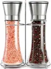 Willow & Everett Salt and Pepper Grinder Set Stainless Steel Refillable Salt-Au