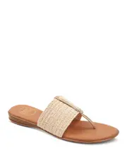 Andre Assous Women's Nice Woven Slip On Thong Sandals