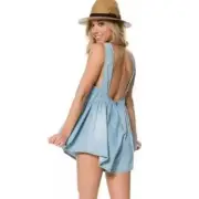 One TeaSpoon Chambray Cali Romper XS