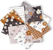 Fabric Shoppe- Set of 10 Fat Quarter Bundle, Moody Blooms Fabric, 100% Cotton Fabric in a Variety of Beautiful Prints, Quilting Fabric, for Quilts, Sewing, Crafts, or Patchwork (Moody Blooms)