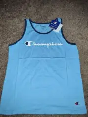 NEW KIDS BOYS CHAMPION LIGHT BLUE SLEEVELESS TANK TOP LARGE L