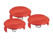 Black and Decker 3 Pack Of Genuine OEM Replacement Spool Caps, RC-100-P-3PK