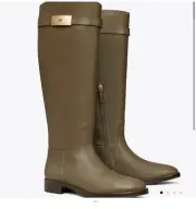 NIB Tory Burch T hardware Riding Boot leather $ 300 Women US size 7.5