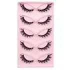 Foxes False Eyelash Wispys Cats Eye Fauxs Minks Eyelashes Fuzzy Fake Eyelashes