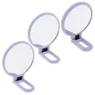 Travel Foldable 2 Sided Round Magnifying Mirror Standing Hanging Mirror