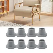 8x Shower Chair Feet Shower Chair Leg Tips Rubber Feet for Shower Chair for Bath