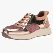 Kenneth Cole Reaction Women’s Christal Sneaker, Rose gold Size 8.5