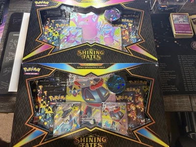 Pokémon TCG Shining Fates Premium Collection Sets Shiny Crobat & Dragapult VMAX