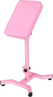 Pink Tattoo Arm Rest, HUOXOU Tattoo Armrest Stand, Four-corner base Stability Strongly, Adjustable Height, Thicken Soft Sponge Pad, Quick Installation Armrest Tattoo
