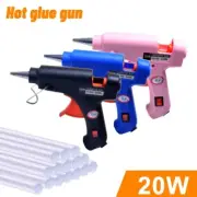 20W Hot Melt Glue Gun DIY Mini Household Industrial Guns Repair Tool USA