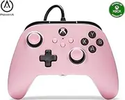 Kabelgebundener PowerA Controller für Xbox Series X|S - Rosa, Gamepad, kabelgebundener Videospiel-Controller, Gaming-Controller, kompatibel mit Xbox One